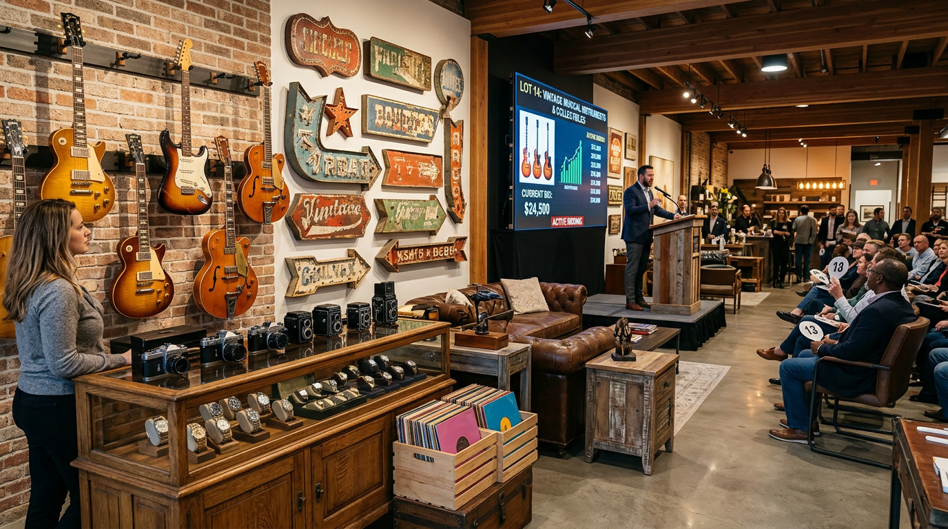 Nashville Auction Market: Koleksi Langka, Barang Vintage dan Lelang Digital